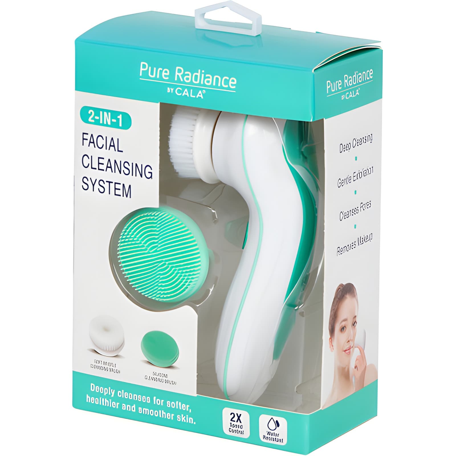 CALA 2-IN-1 FACIAL CLEANSING SYSTEM MINT