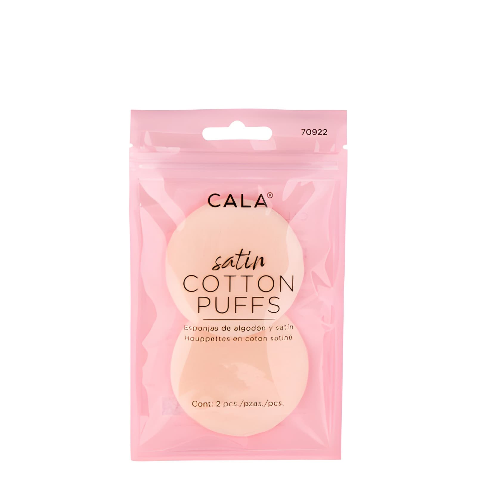 CALA SATIN COTTON PUFFS 2 PCS