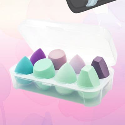 CALA 8PC BLENDING SPONGE EGG CASE SET