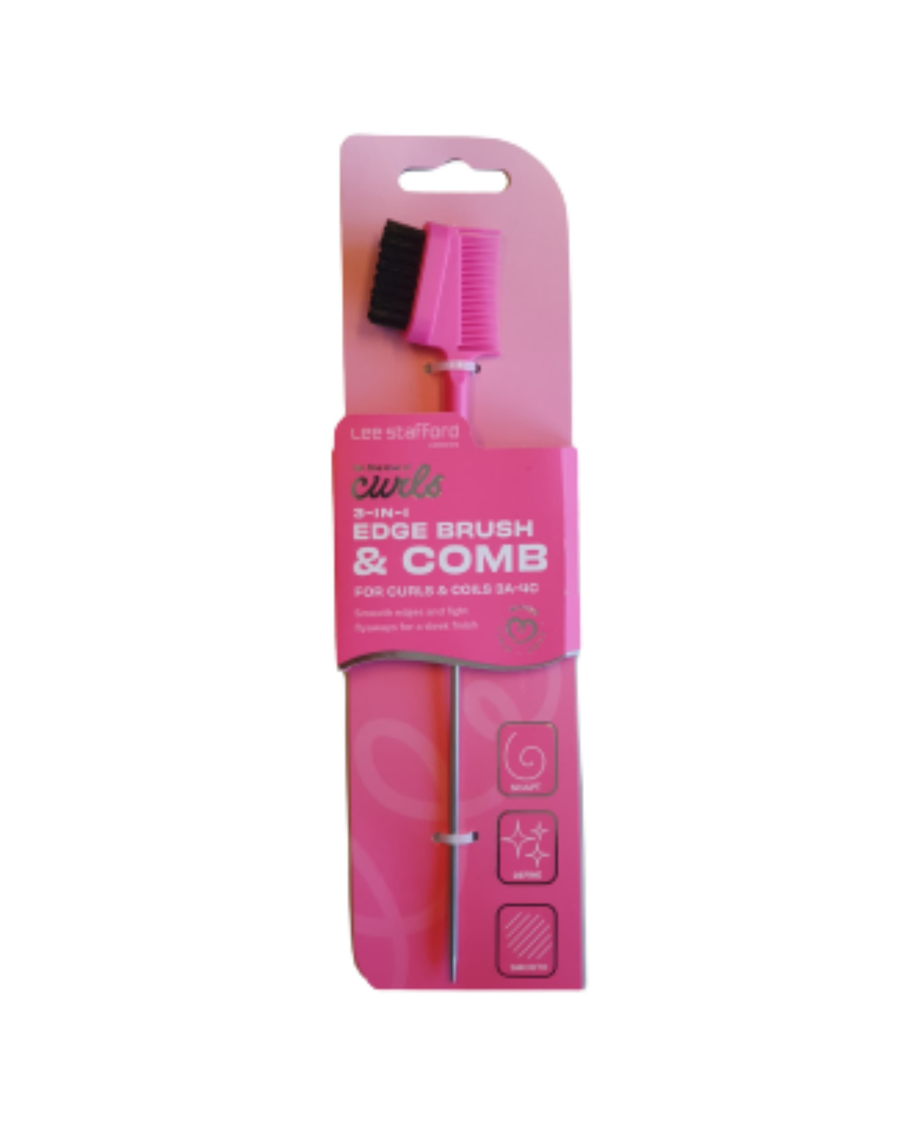 LEESTAFFORD BRUSH EDGE BRUSH & COMB