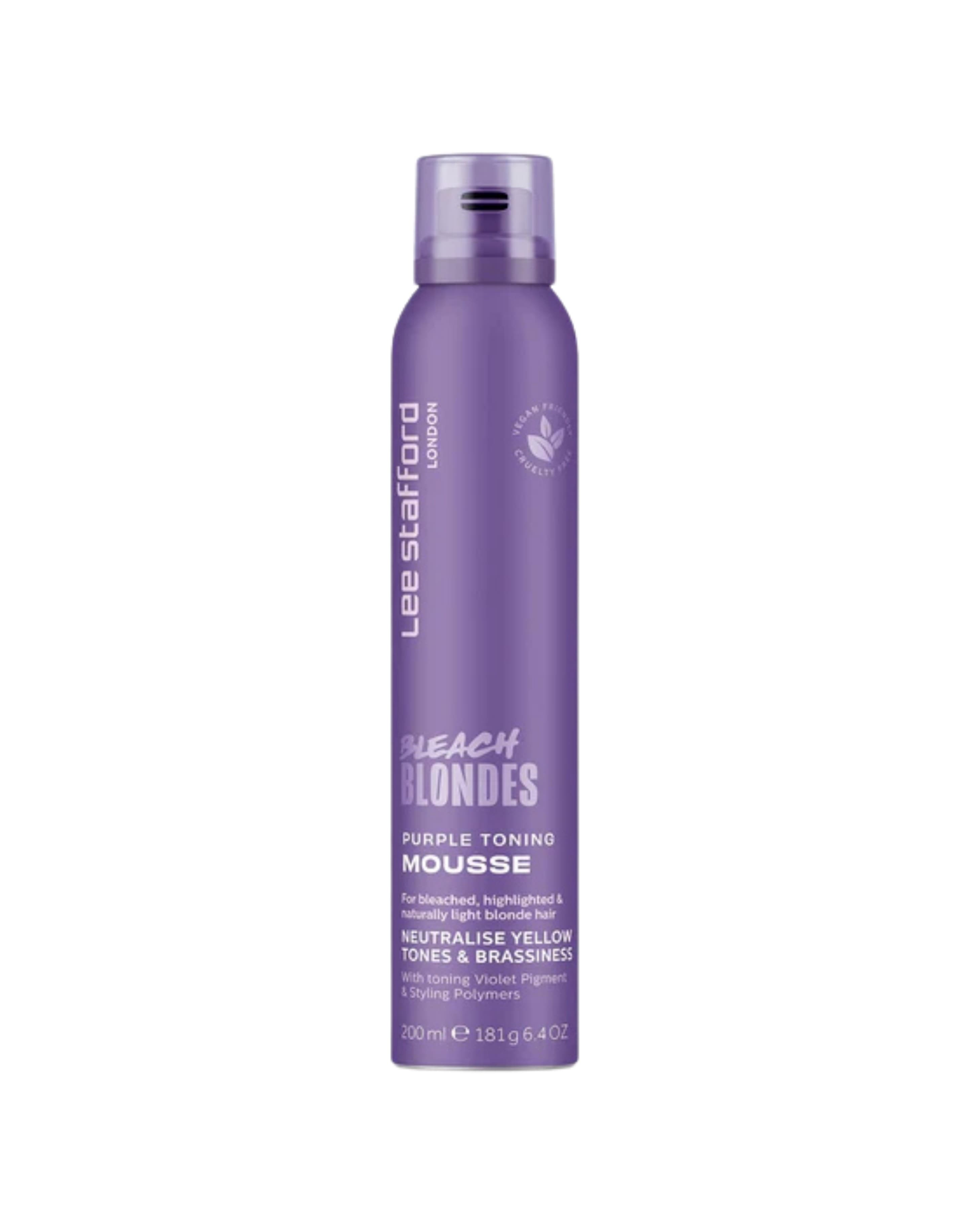 LEESTAFFORD PURPLE TONING MOUSSE 200ML