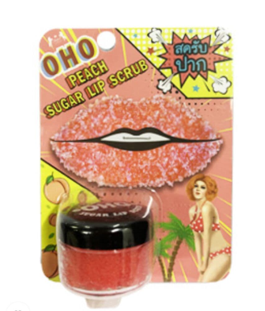 OHO PEACH SUGAR LIP SCRUB