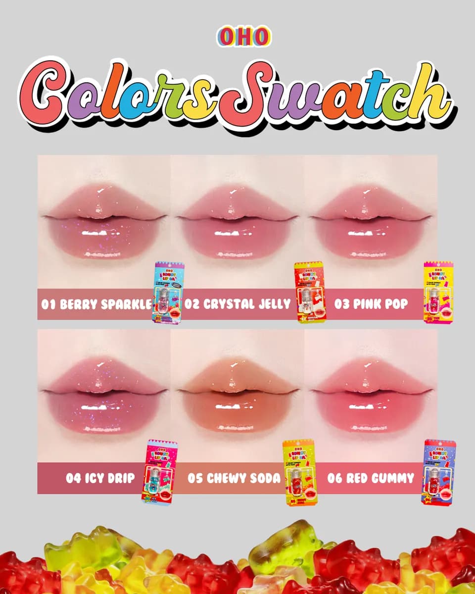 4U2 Jelly Tint Gummy Bear / Lip Oil