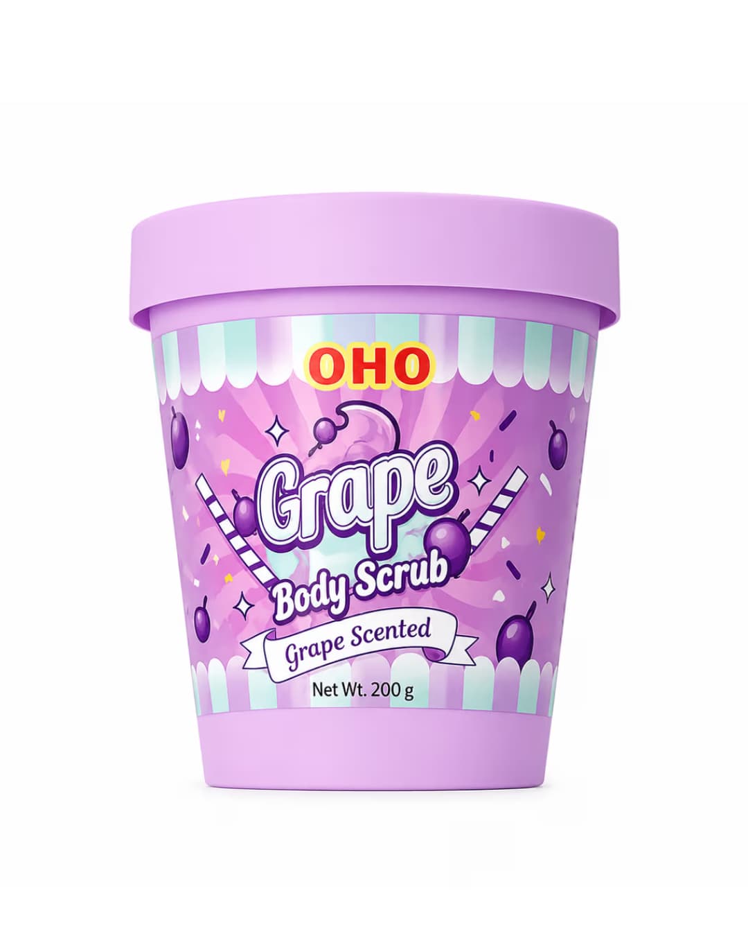OHO GRAPE BODY SCRUB 200G