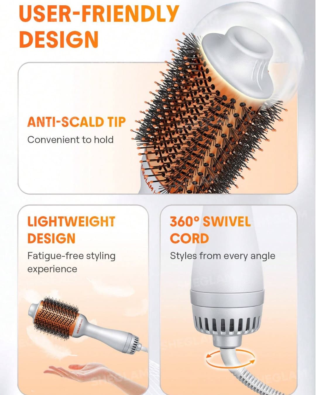 SHEGLAM HAIR BLOWOUT BLISS VOLUMIZING HOT AIR BRUSH 72MM