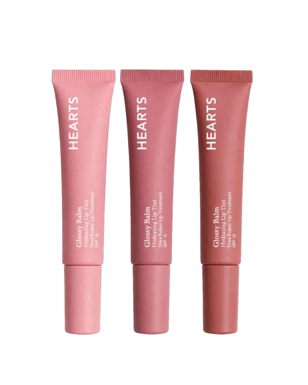 HEARTS SET NUDE BLISS GLOSSY BALM